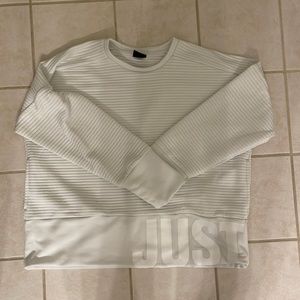 White Nike sweater
